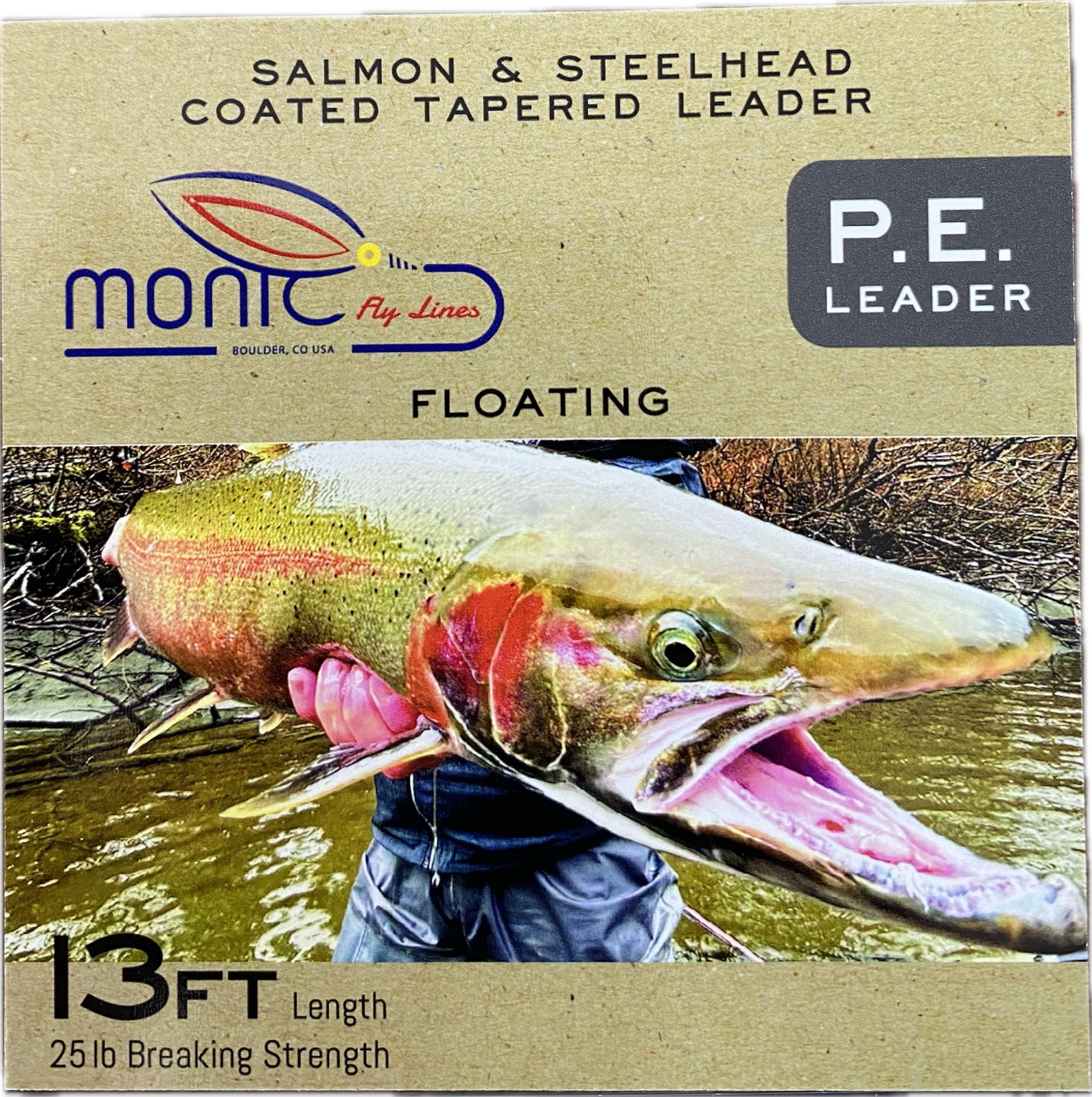 Fly Fishing Tapered Leader with Pre-Tied Loop 9FT Brazil